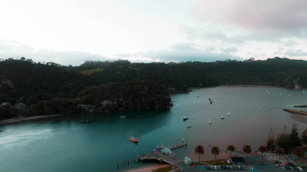 View of bay in Whitianga